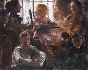 Lovis Corinth The Family of the Painter Fritz Rumpf china oil painting reproduction